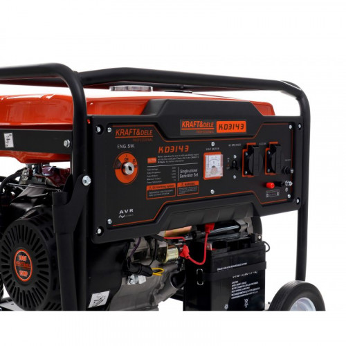 Бензиновий однофазний генератор KD3143 6,5 kW